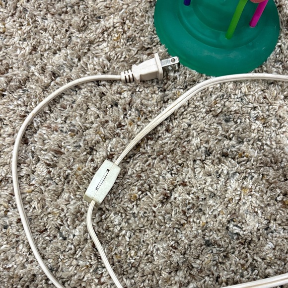 Colorful Ladybug and Flower Table Lamp - Picture 3 of 4